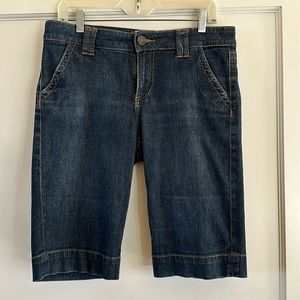 Kut from the Kloth denim jean walking shorts size 10.  Excellent condition!